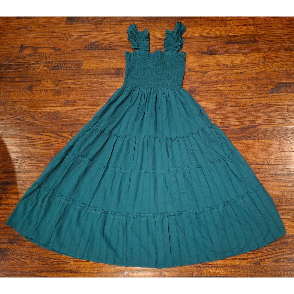 NWT Hill House Ellie Nap Dress Midnight Green Women's Size Small - Picture 4 of 4